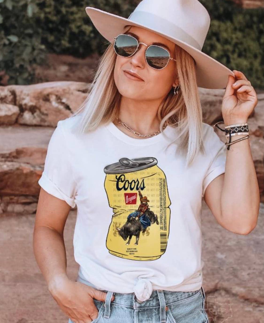 Coors Rodeo Banquet Bronc Tee The Urban Cowgirl Boutique