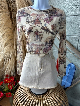 Wild Western Cowboy Mesh