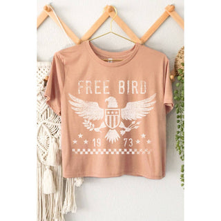 Free Bird Crop Tee