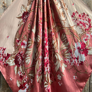 Raspberry Pink Floral Wild Rag