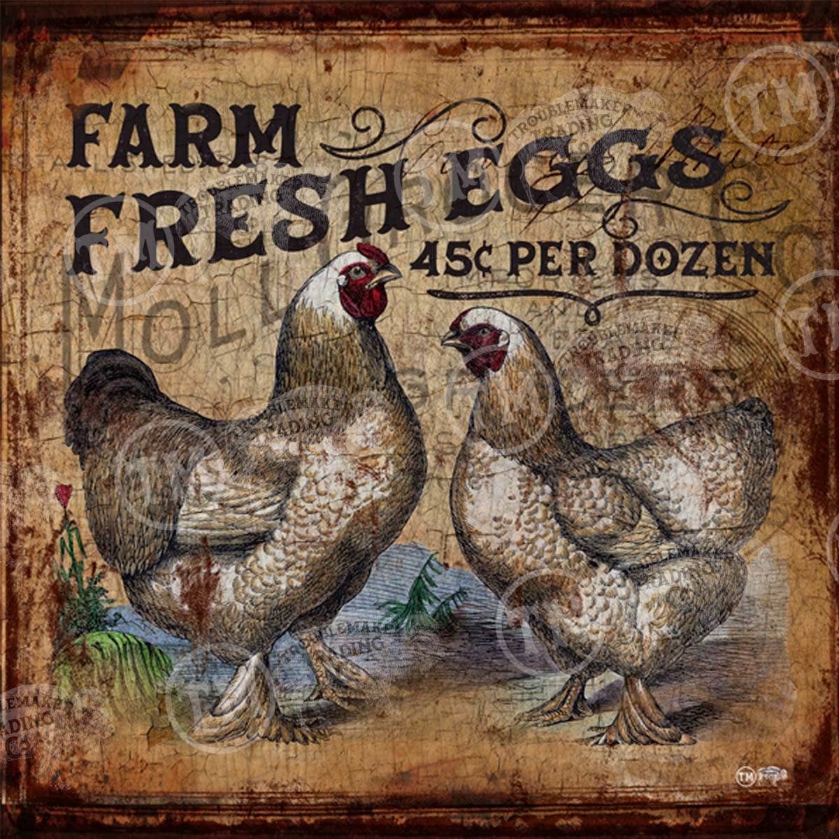 Farm Fresh Eggs Artwork