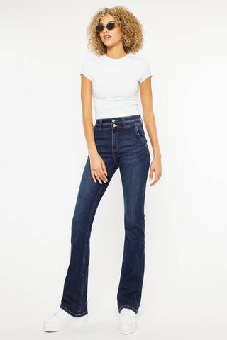 High Rise Utility Bootcut Jeans