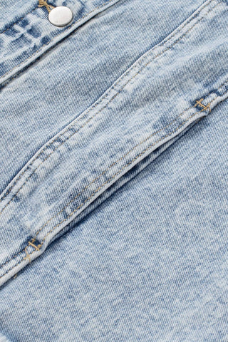 Lapel Denim Jacket