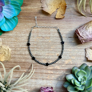 Black Onyx & Sterling Silver Bracelet