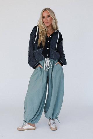 Theadora Wide Leg Cinched Pants