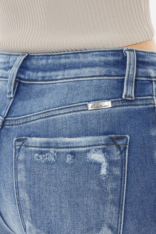 High Rise Flare Med. Wash