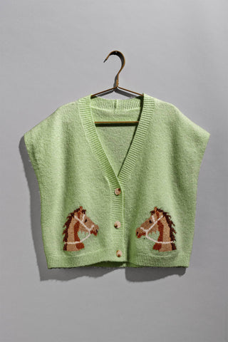 Western Horse Cardigan