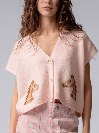 Western Horse Cardigan