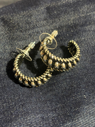 Burnished Twist Earrings