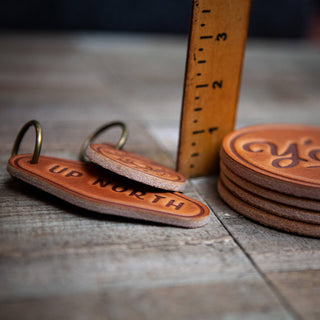 Cowgirl Shit Leather Coaster