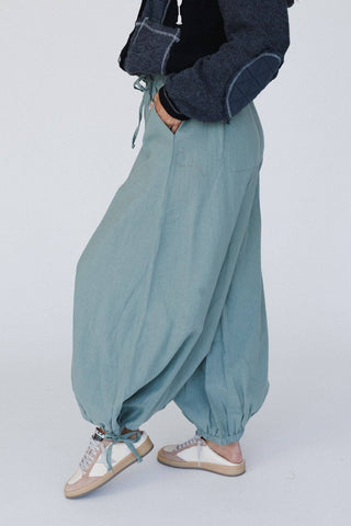 Theadora Wide Leg Cinched Pants