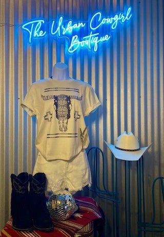 Coverlet Cowskull Tee