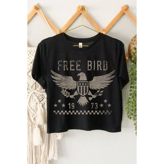 Free Bird Crop Tee