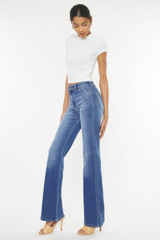 Ultra High Rise Flare Jeans