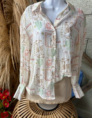 Pony Patch Blouse