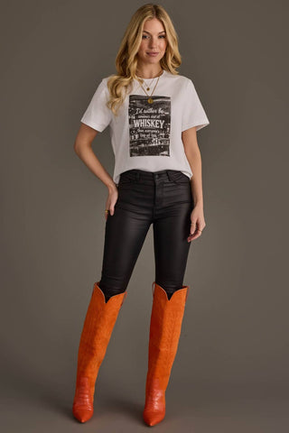 White Shot Of Whiskey Tee