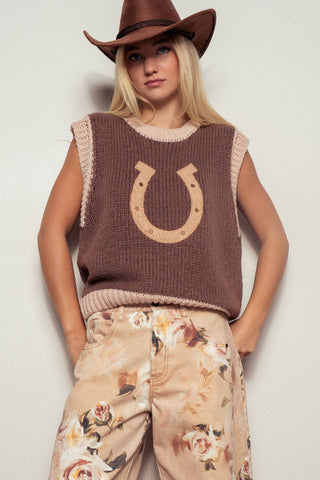 Horseshoe Sweater Vest