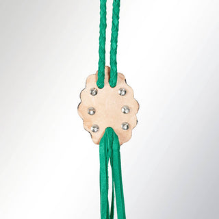 Turquoise & Leather Bolo