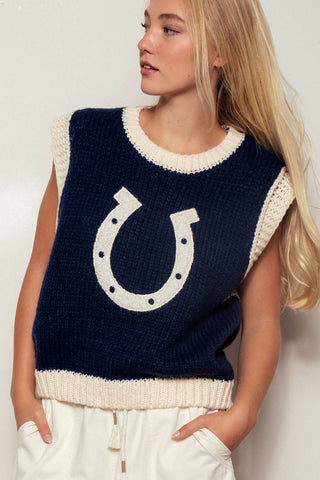 Horseshoe Sweater Vest