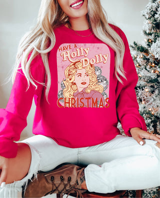 Disco Dolly Christmas Sweatshirt