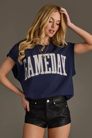 Navy & White Game Day
