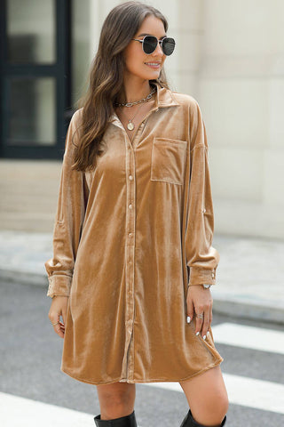 Foxy Velvet Mini Dress