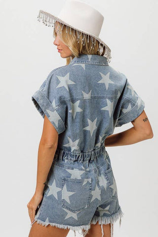 Vintage Denim Romper