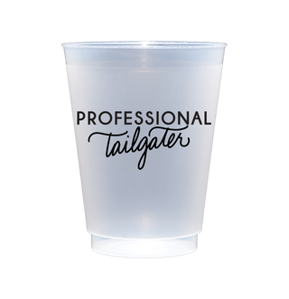 Professional Tailgater | Frosted Acrylic 16oz Set of 8 Cups