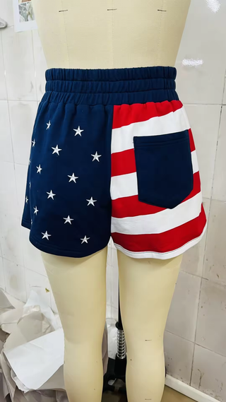 Terry Flag Shorts
