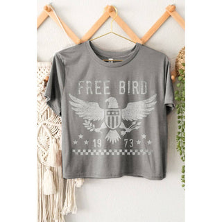 Free Bird Crop Tee