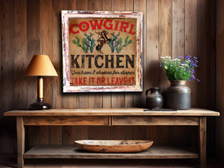 "Cowgirl Kitchen" Artwork