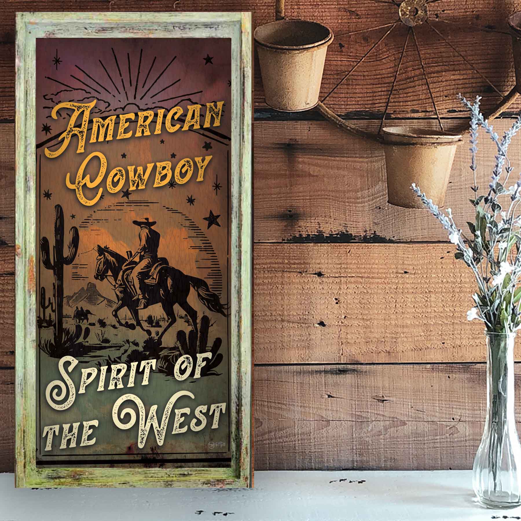 American Cowboy - Rectangle