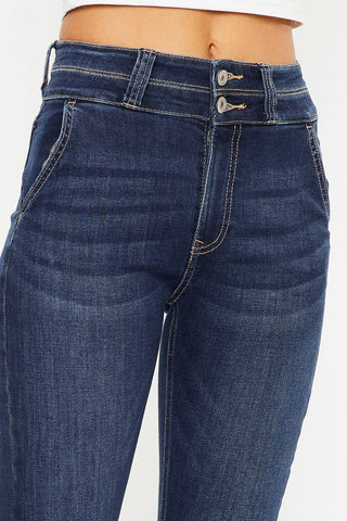 High Rise Utility Bootcut Jeans