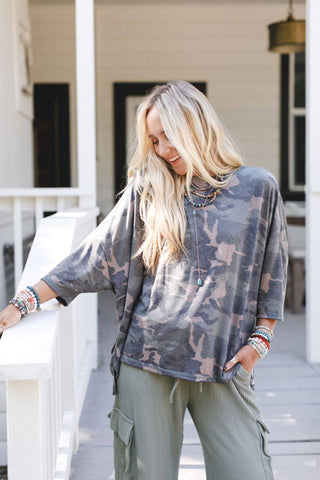Country Girl Camo Top