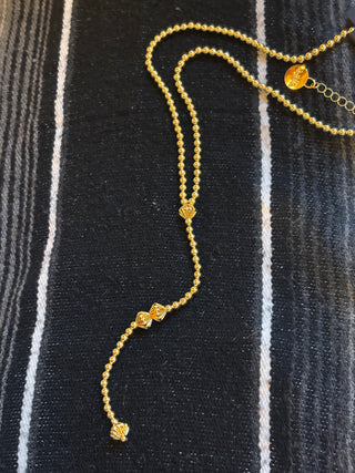 Beaded Y Necklace