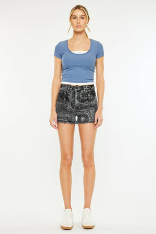 BANDANA PRINT SHORTS