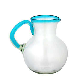 Aqua Rim Pitcher Glass