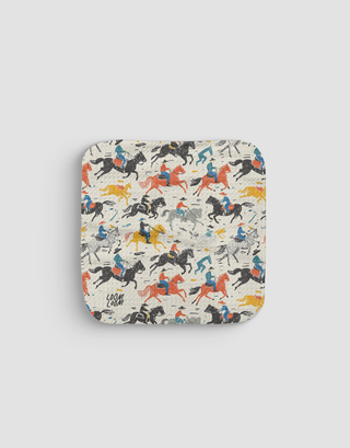 Colorful Cowboys Dishcloth