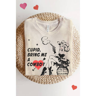 Cupid bring Me A Cowboy Graphic Tee