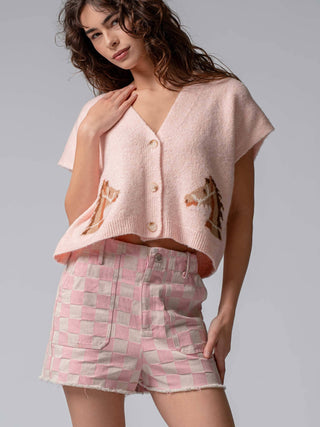 Western Horse Cardigan