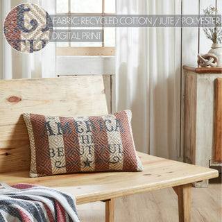 America The Beautiful Pillow