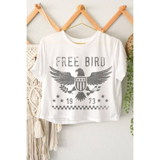 Free Bird Crop Tee