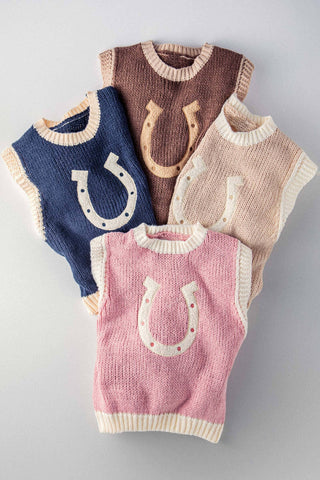 Horseshoe Sweater Vest