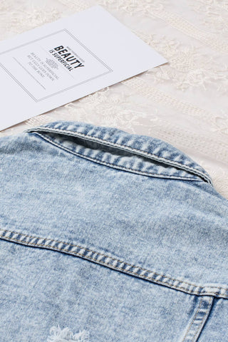 Lapel Denim Jacket