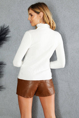 Leather Bag Shorts