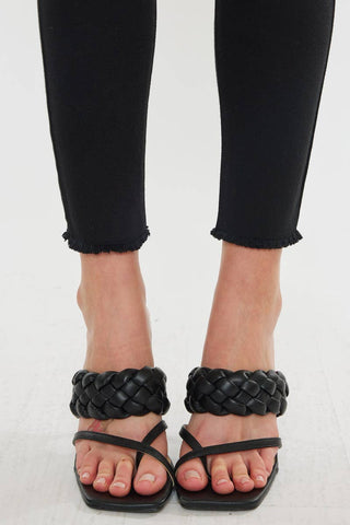 Black High Rise Skinny Jeans