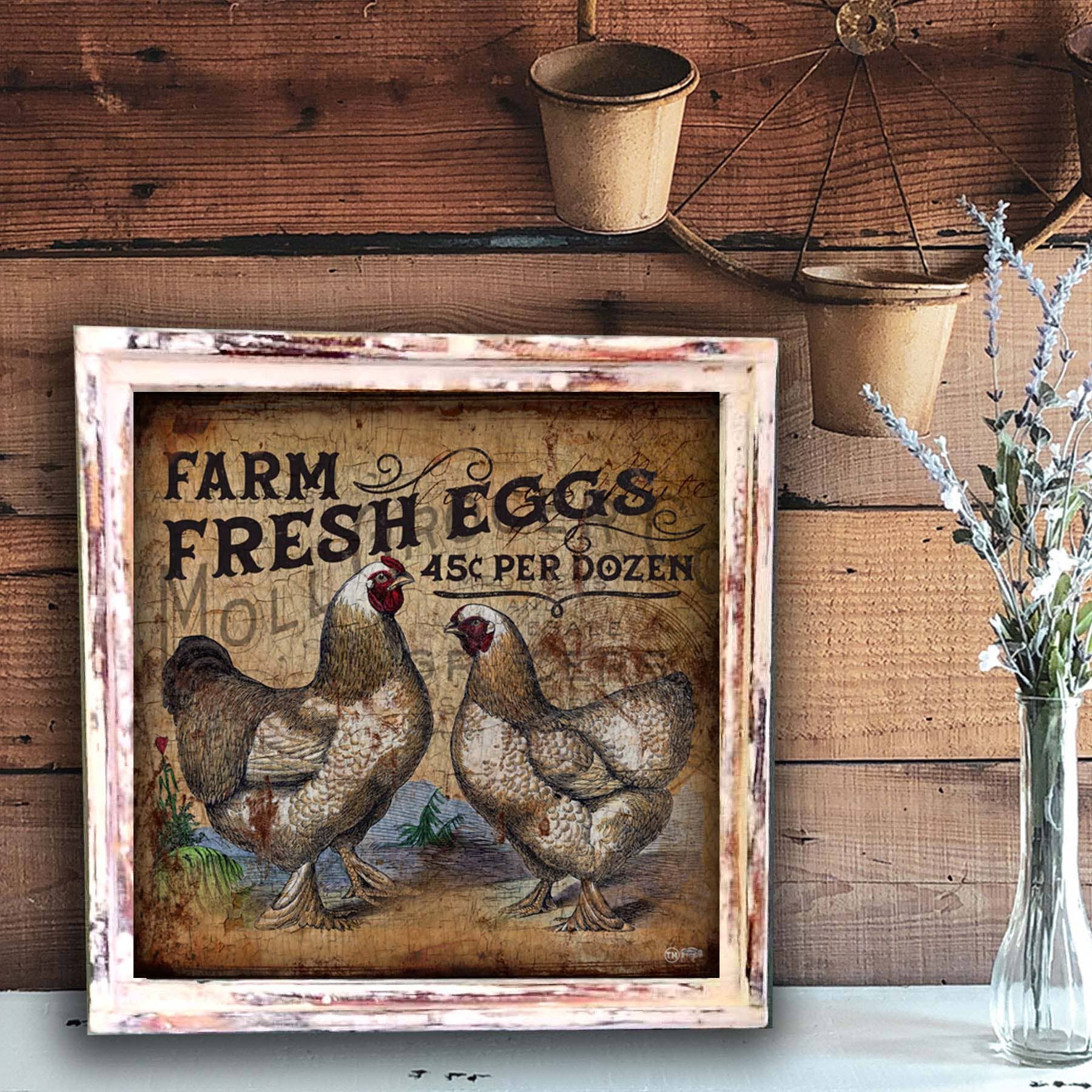 Farm Fresh Eggs Artwork