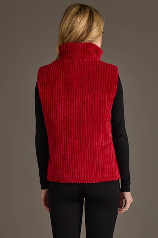 Dk. Red Corduroy Vest