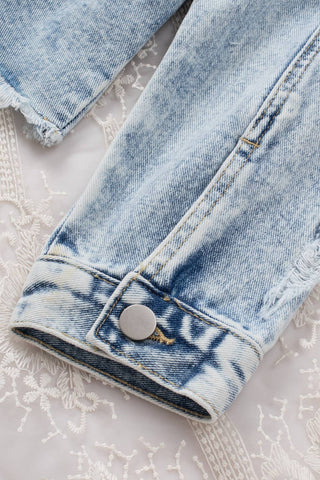 Lapel Denim Jacket