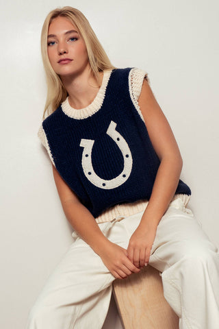 Horseshoe Sweater Vest